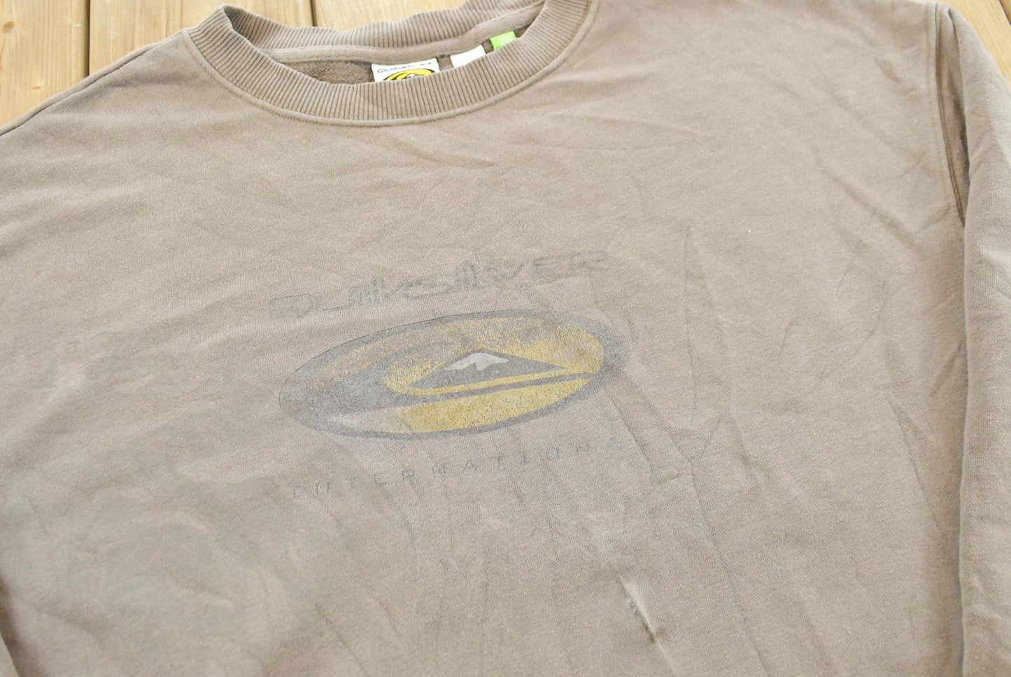 Vintage 2000s Quicksilver Crewneck Sweatshirt Men's XL