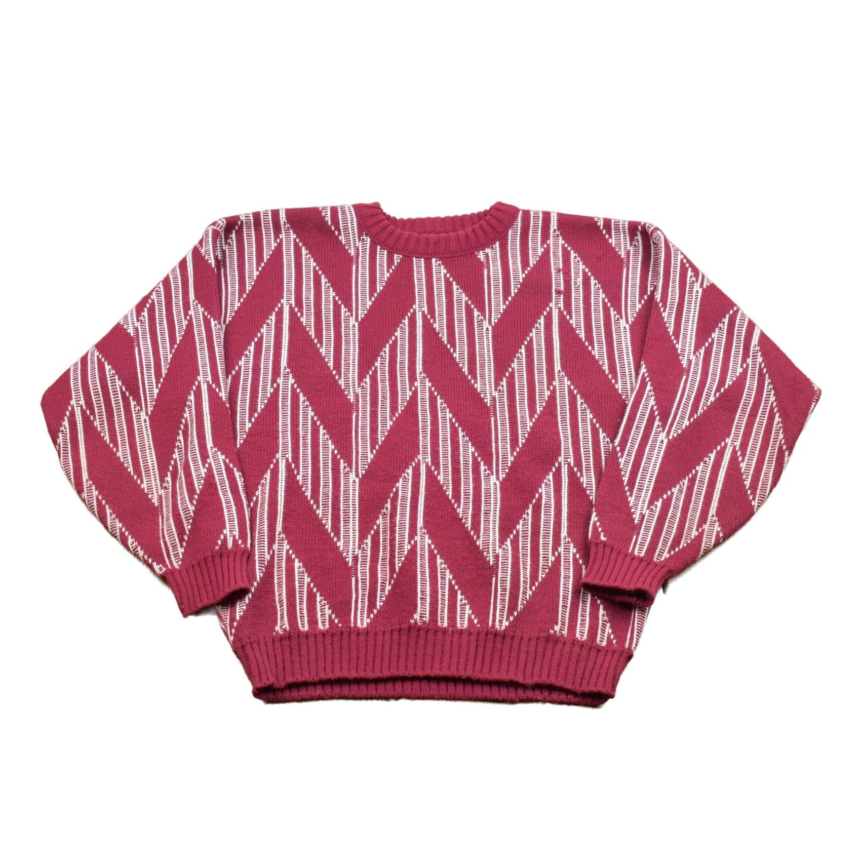 Vintage Knitted Aspetuck Trading Co Sweater Men's Large