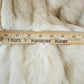Vintage 1980s Saga Fox Fur Mid Length Coat Made In USA