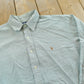 Vintage 1990s Polo Ralph Lauren Teal Button Up Dress Shirt Mens Men's XL