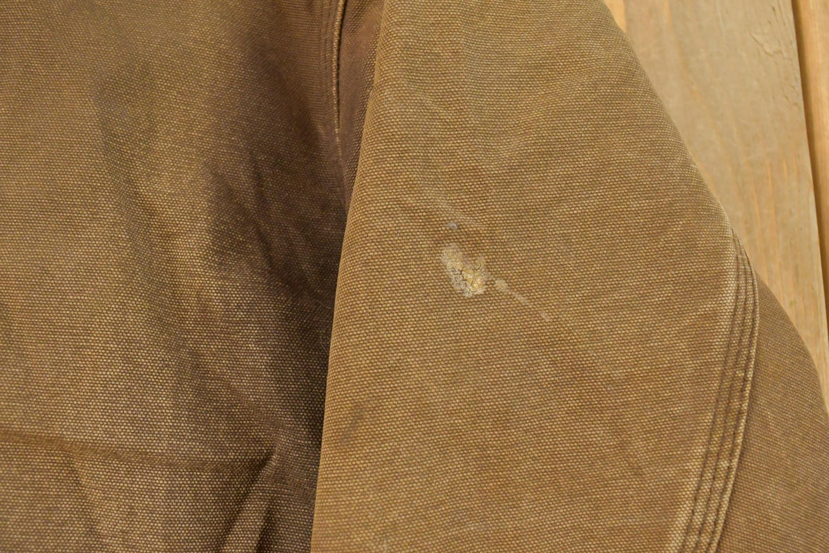 Vintage 1990s Distressed Carhartt Hooded Jacket Men's XL