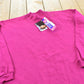 Vintage 1990s Deadstock Hanes Her Way Blank Magenta Crewneck Sleep Sweatshirt Women's M Long