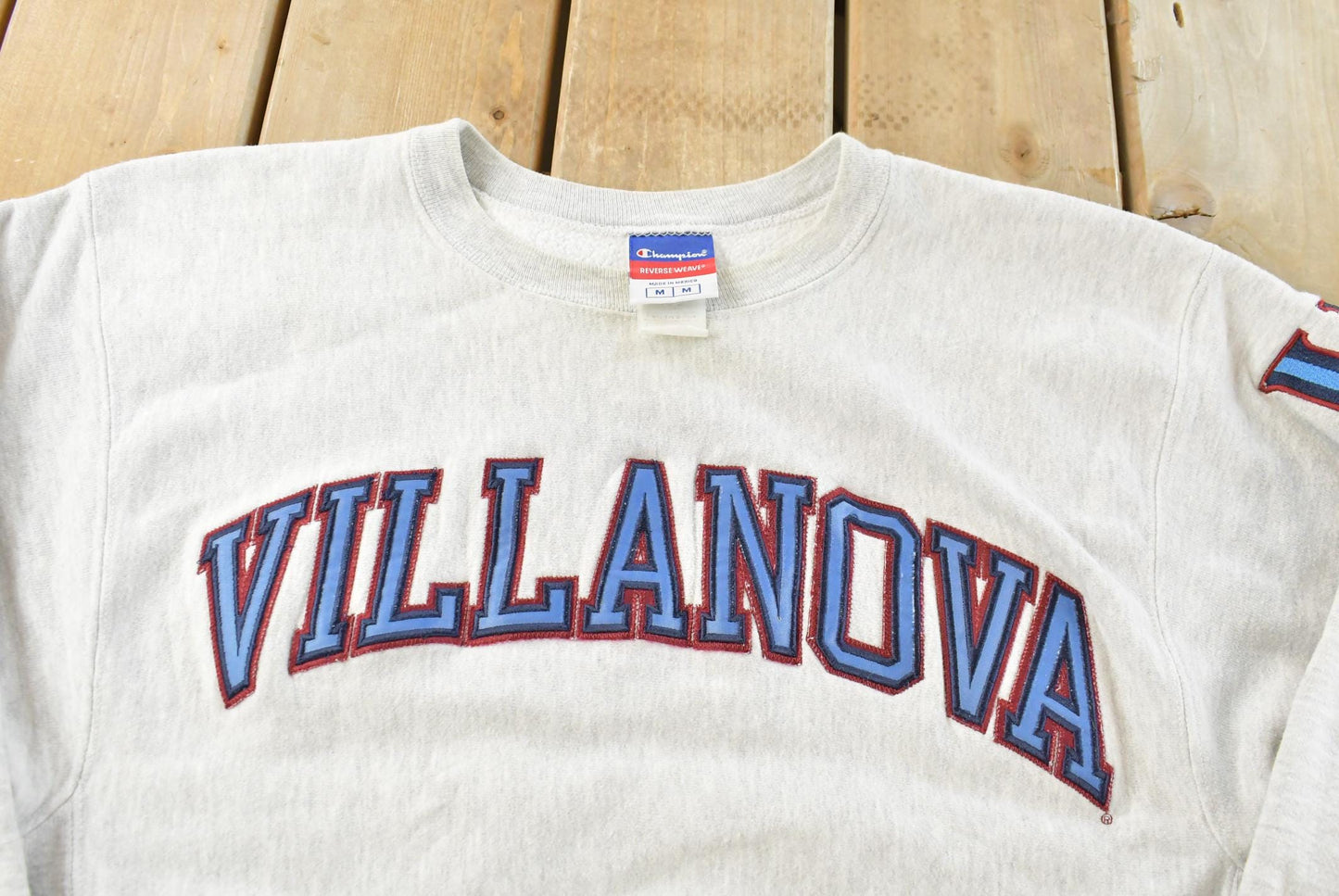 Vintage Y2K Champion Villanova Reverse Weave Crewneck Sweatshirt Men's M