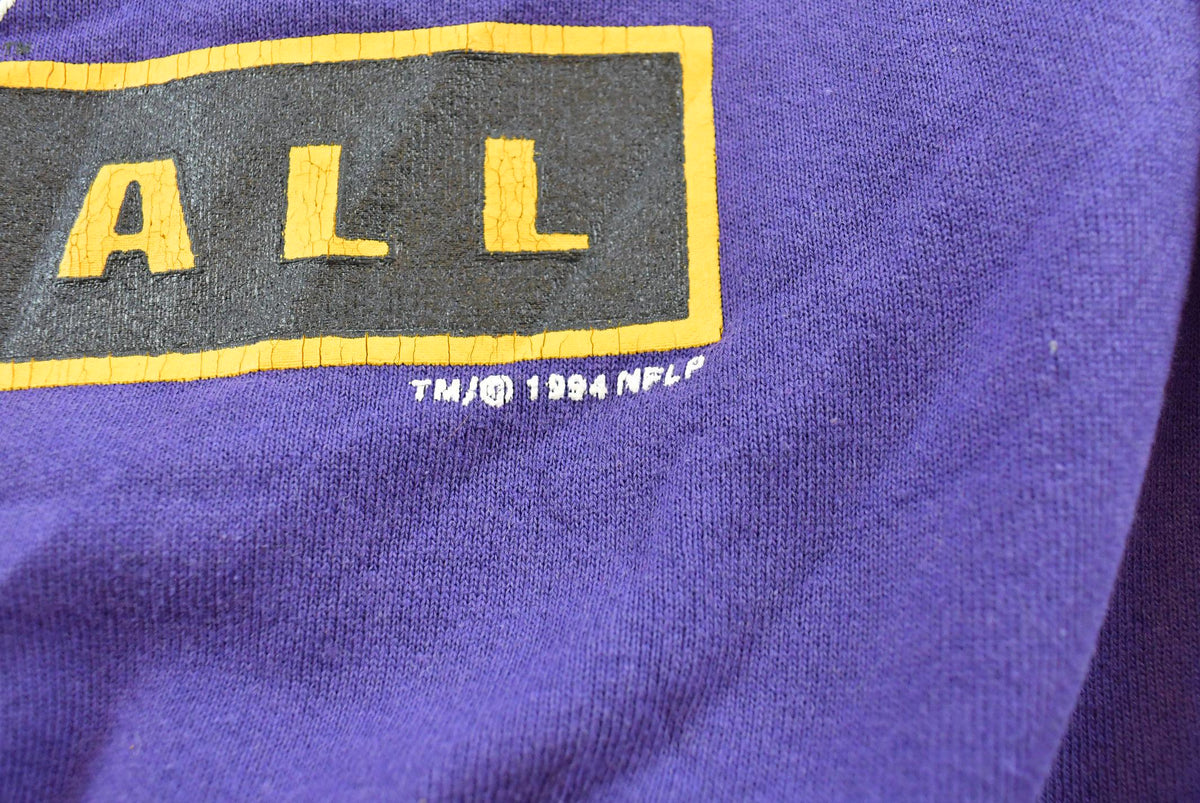 Vintage 1994 Minnesota Vikings NFL Football Crewneck Sweatshirt Men's M