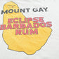 Vintage 1996 Mount Gay Eclipse Barbados Rum Graphic T Shirt Mens L
