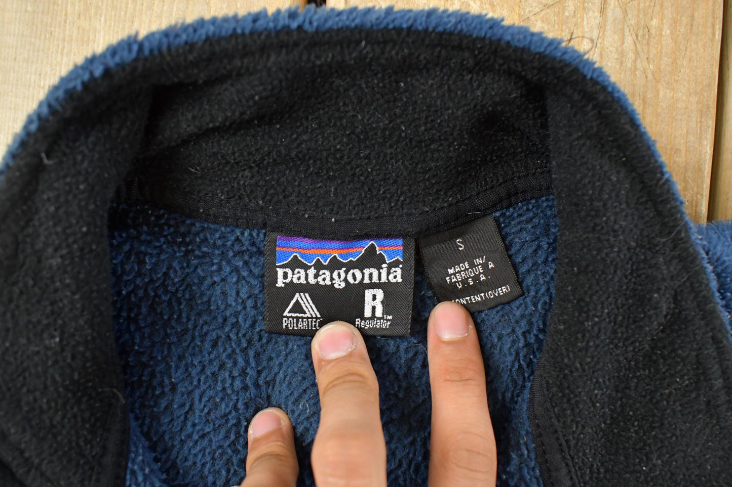 Vintage 1990s Patagonia Quarter Zip Fleece Sweater Women's S