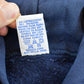 Vintage 1990s Russell Athletic Blank Blue Zip-Up Hoodie Sweatshirt Men's L