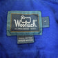 Vintage 1990s Woolrich Chamois Blue Button Up Shirt Men's L