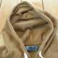 Vintage 1990s Polo Ralph Lauren Blue Thermal Lined Full Zip Hoodie Men's 2XL