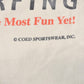 Vintage 1990s Windsurfing Nautical Sailing Graphic Single Stitch T-Shirt Men's L