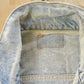 Vintage 1980s Levi's Acid Wash Denim Jean Trucker Jacket Men's XL