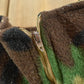 Vintage 1990s Woodland Camo Fleece Quarter Zip Up Sweatshirt Men's L