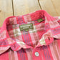 Vintage 1990s M Fine & Sons Plaid Flannel Button Up Shirt Men's 2XL
