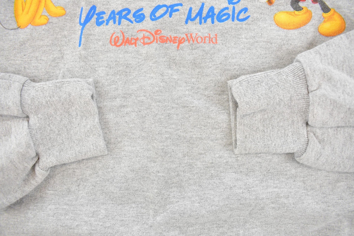Vintage 1990s Walt Disney World 100 Years Of Magic Anniversary Crewneck Sweatshirt Men's M