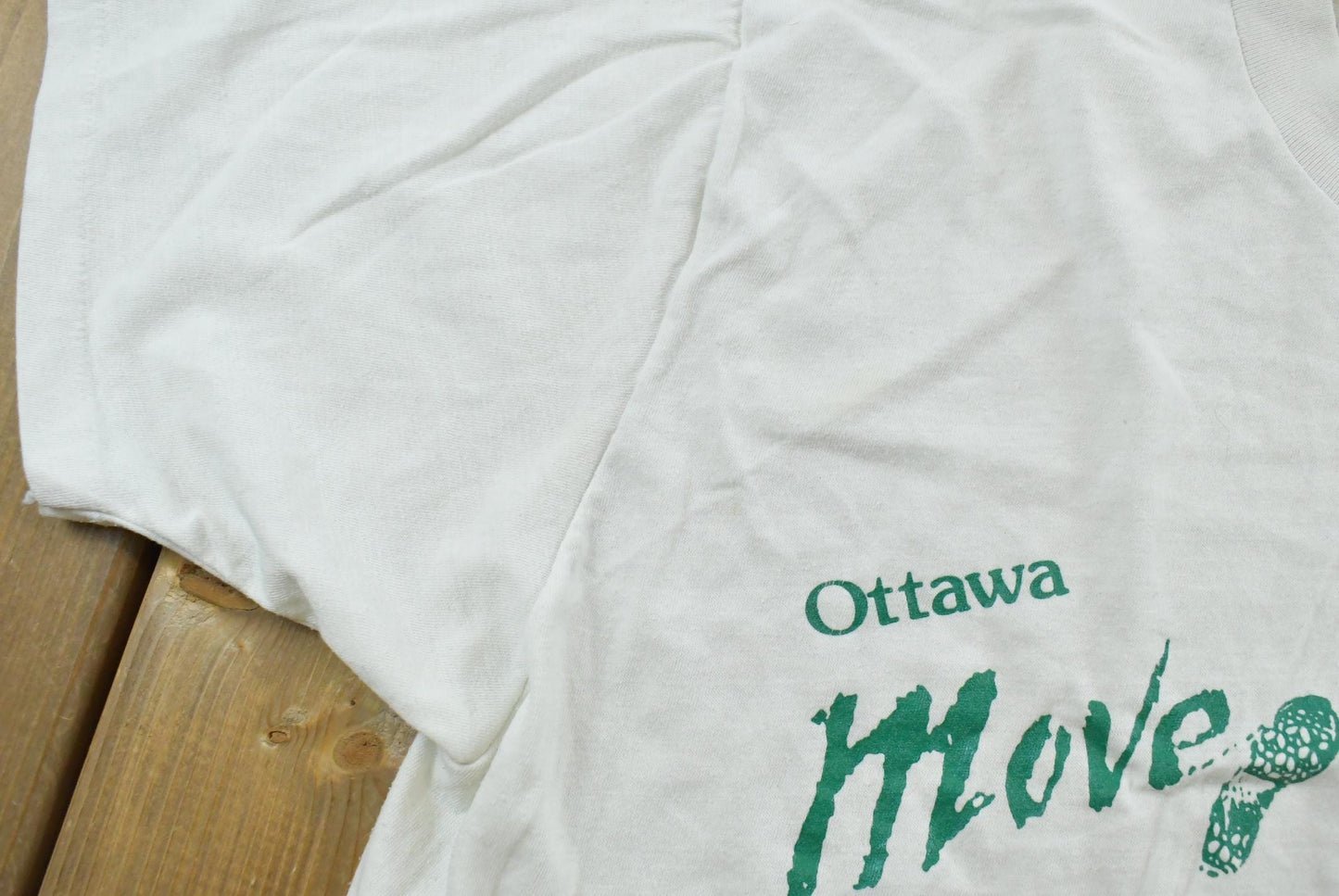 Vintage 1990s Moveathon Marathon For The Environment Ottawa Souvenir T-Shirt Men's M
