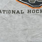 Vintage 1990s Philadelphia Flyers Lee Sport NHL Hockey V Neck Sweatshirt Men's XL