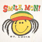 Vintage 1990's Smile Mon St Lucia Souvenir Travel T-Shirt Men's M