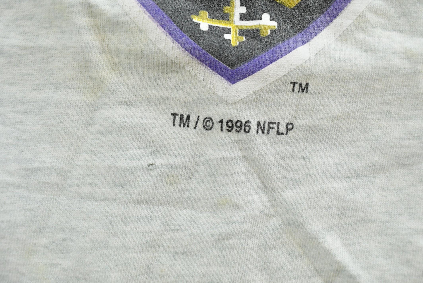 Vintage 1996 Baltimore Ravens Inaugural Season NFL Graphic T-Shirt Men's L