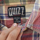 Vintage 1990s Quizz Plaid Flannel Button Up Shirt Women's M