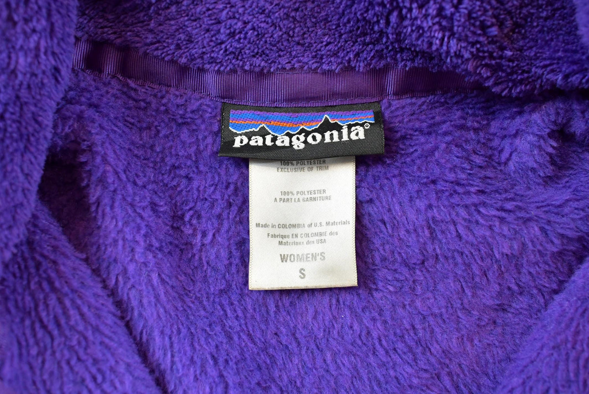 Vintage 2000s Patagonia Fleece Outdoorsman Full Zip Sweater Women's M