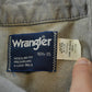 Vintage 1990s Wrangler Gray Canvas Button Up Snaps Western Shirt Men's L