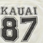 Vintage 1980s Kauai Hawaii Football Graphic T-Shirt Men's S