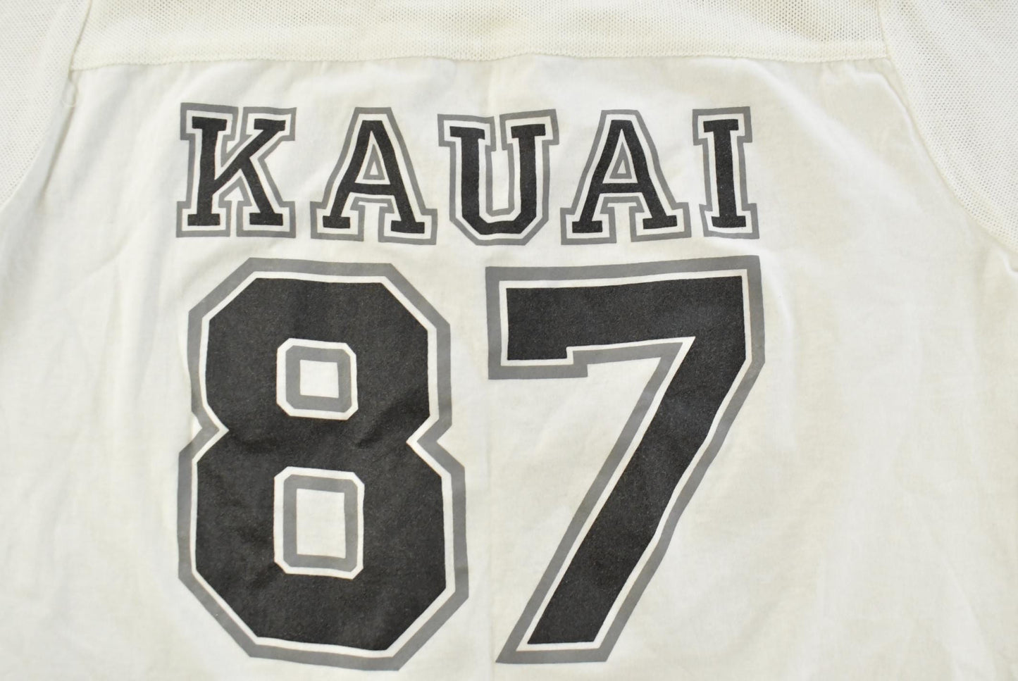 Vintage 1980s Kauai Hawaii Football Graphic T-Shirt Men's S