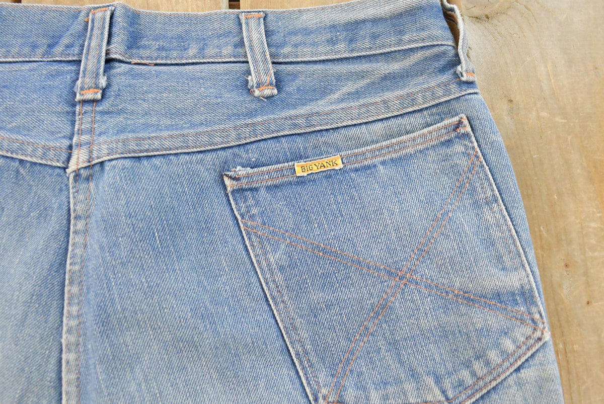Vintage 1980s Big Yank Cut off Denim Jean Shorts Men's 36