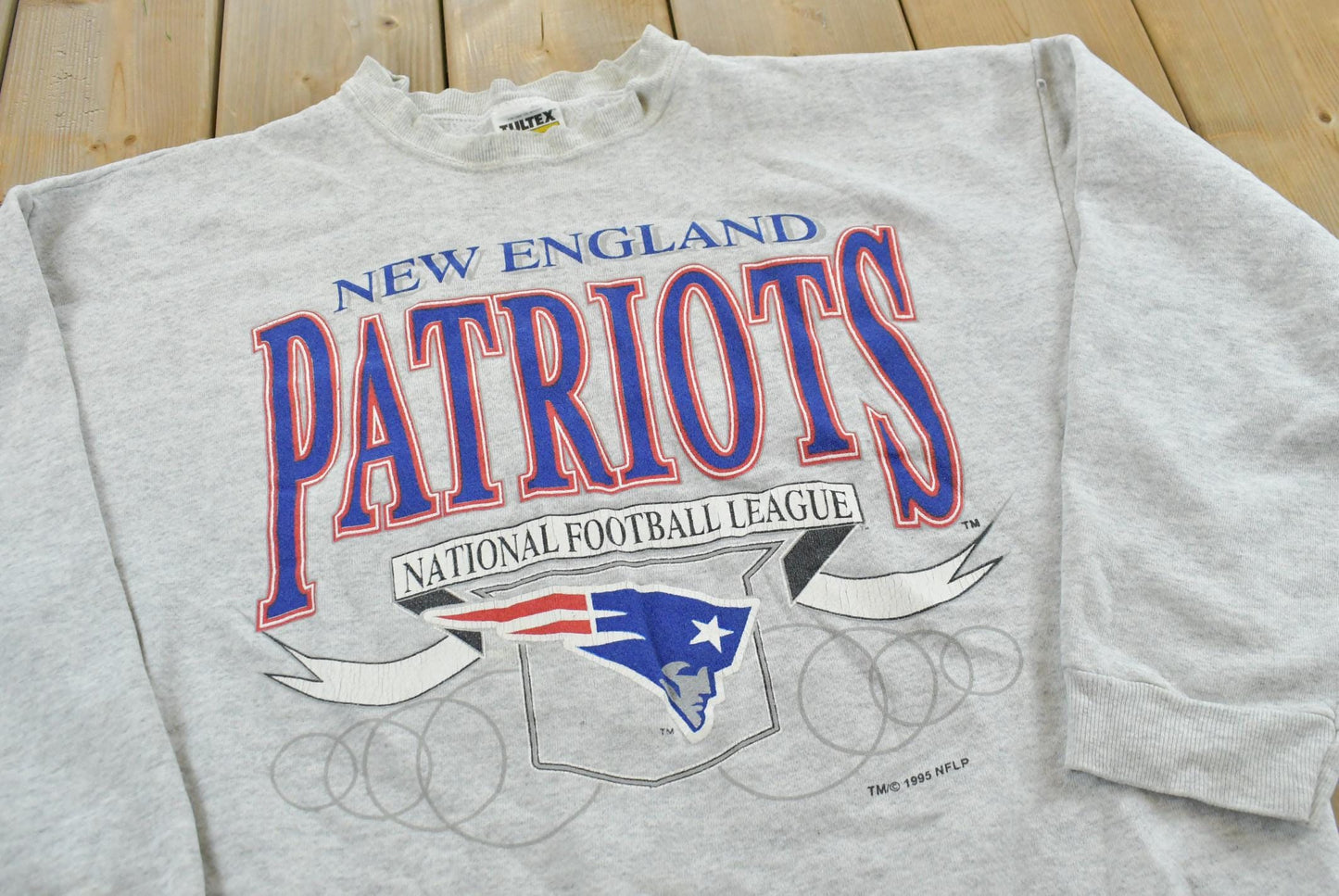 Vintage 1995 New England Patriots Crewneck Sweatshirt Men's L