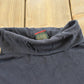 Vintage 1990s Cross Creek Turtleneck Blank Black Long Sleeve T-Shirt Mens M