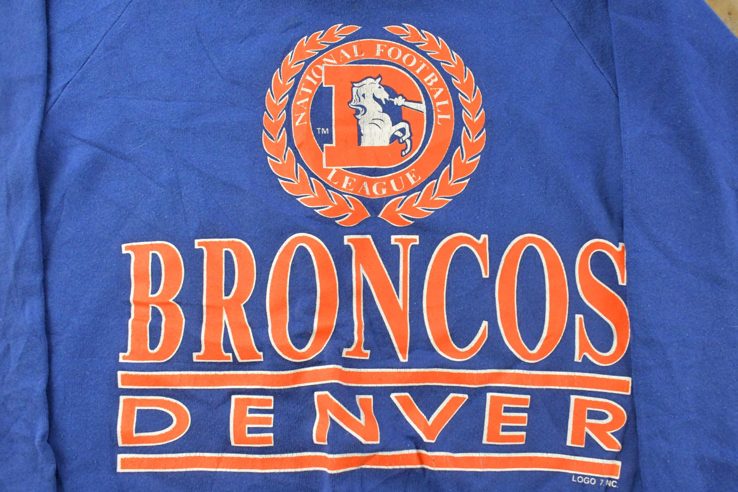 Vintage 1990s Denver Broncos NFL Crewneck Sweatshirt Men's Small
