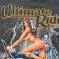 Vintage 1990s Distressed 3D Emblem Motorcycles Ultimate Ride T-Shirt Men's L