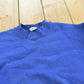 Vintage 1990s BVD Blue Blank Crewneck Sweatshirt Men's L
