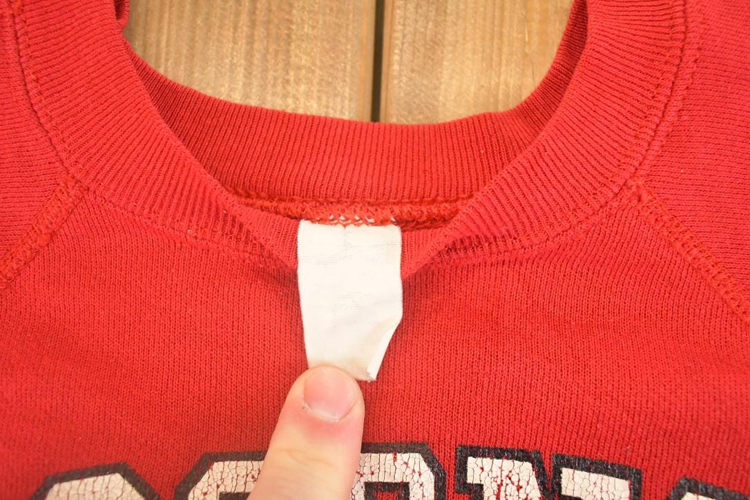 Vintage 1990s Wisconsin Badgers Crewneck Sweatshirt Men's XL