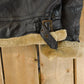 Vintage 1990s Ziptex Leather Faux Shearling Jacket Men's 2XL
