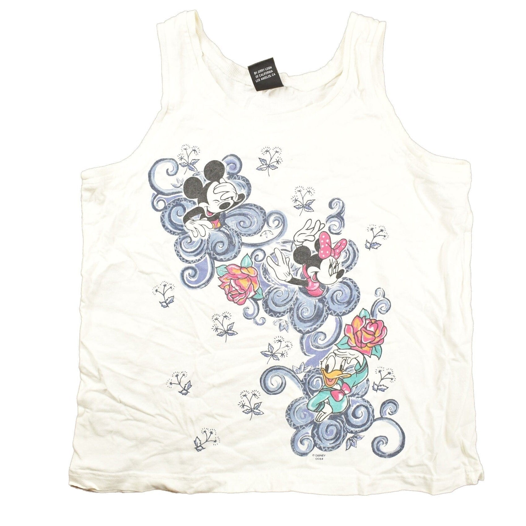 Vintage 1990s Mickey Unlimited Sunflower Theme Tank Top Shirt Men's XS