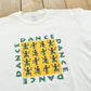 Vintage 1990s Jerzees Stick Figure Art Dance T-Shirt Mens S