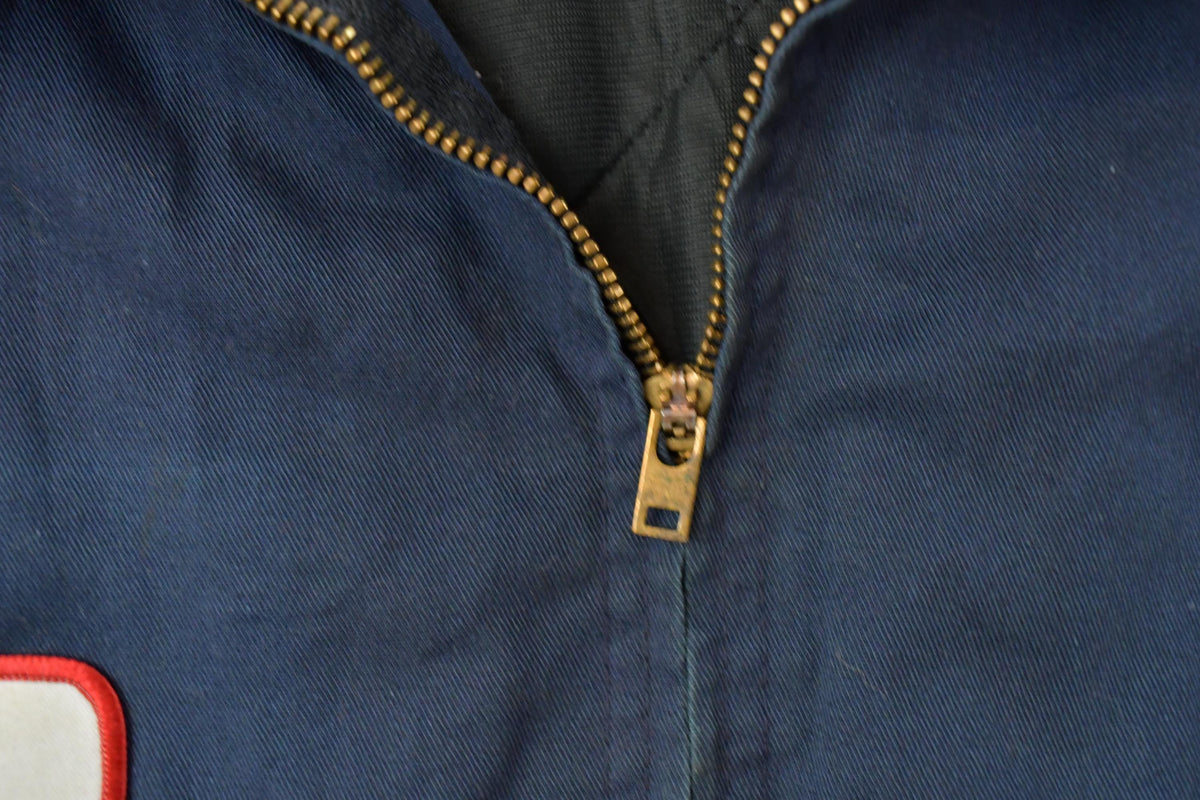 Vintage 1980s Utility Work Wear Jacket Men's 3XL