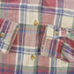 Vintage 1990s Quizz Plaid Flannel Button Up Shirt Women's M