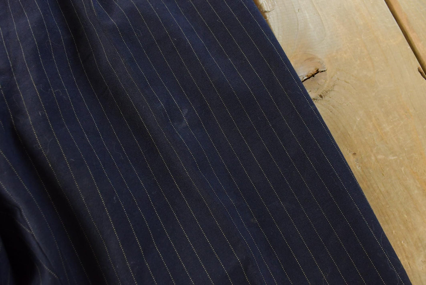 Vintage 1970s Pleated Pinstripe Trousers Men's 30 x 29.5