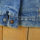 Vintage 1980s Wrangler Western Wear Blanket Lined Denim Jean Jacket Men's XL