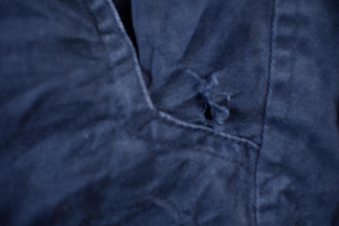 Vintage 1990s Aberdeen Chore Coat Leather Collar Jacket Men's L