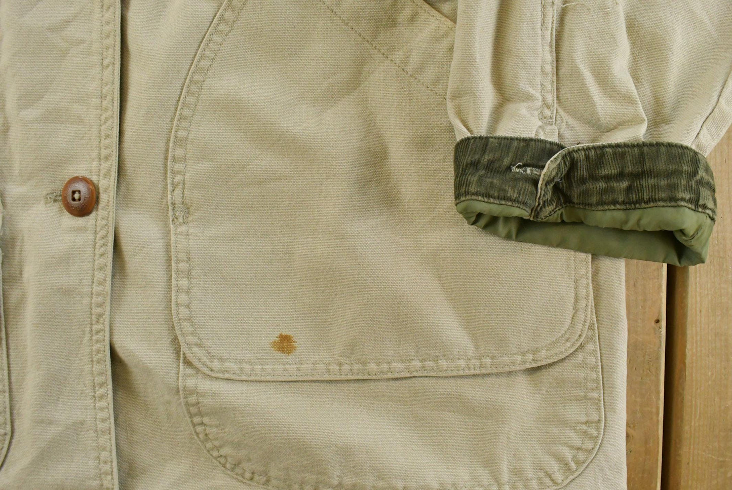 Vintage 1990s L.L. Bean Lined Barn Chore Jacket Men's L