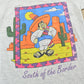 Vintage 1990s South of the Border Mexico Souvenir Travel T-Shirt Mens 2XS Men's 2XL
