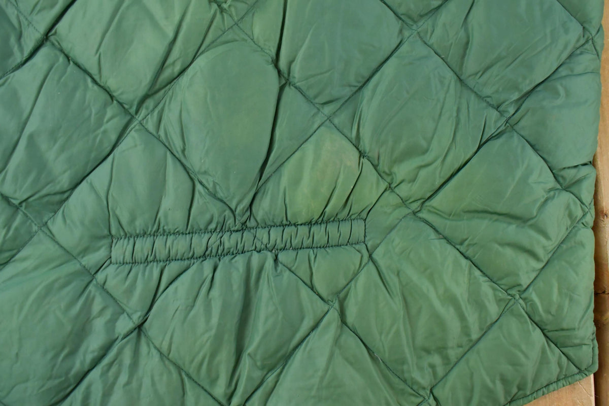 Vintage 1980s Eddie Bauer Goose Down Reversible Puffer Vest Jacket Women's L