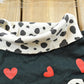 Vintage 1990s Dalmatians Valentines Hearts Turtleneck Sweatshirt Women's S