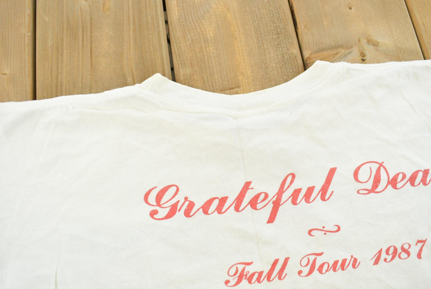 Vintage 1987 The Grateful Dead Touch of Grey Fall Tour Rock Band Concert T-Shirt Men's L