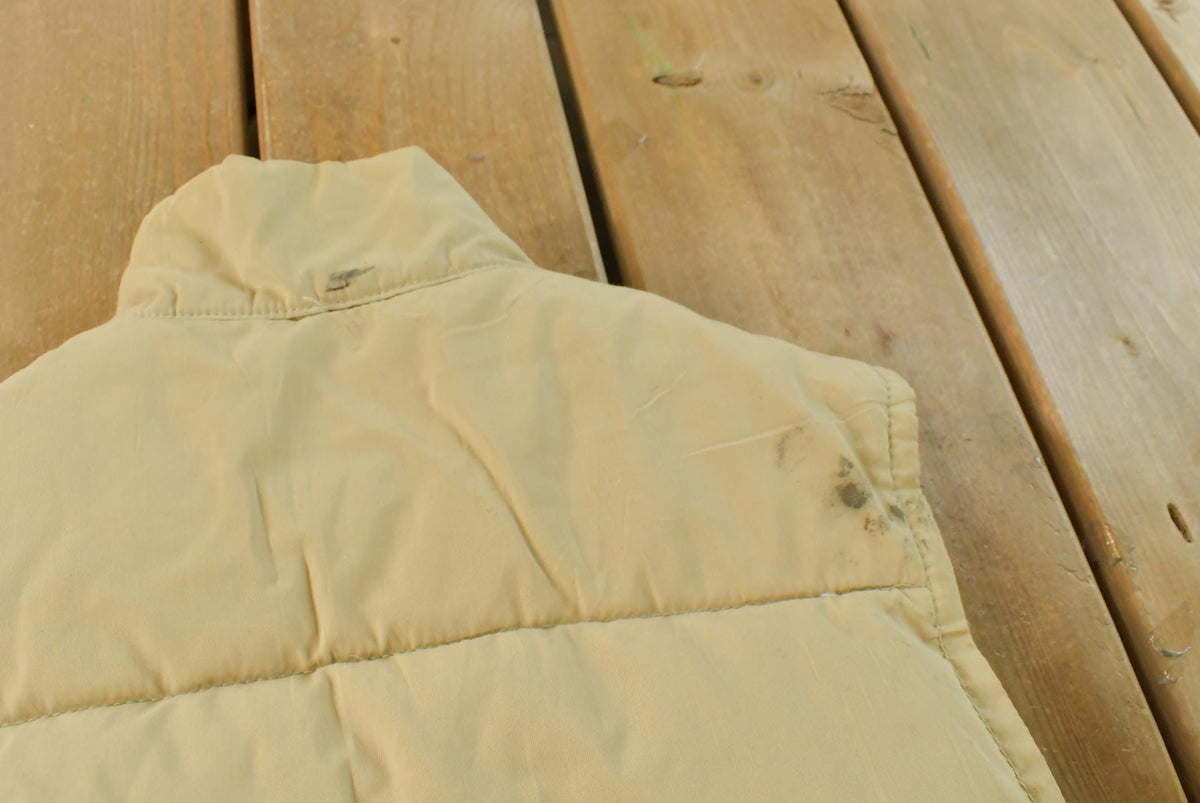 Vintage 1990s Duck Camo Reversible Vest Goose Down Puffer Jacket Men's S