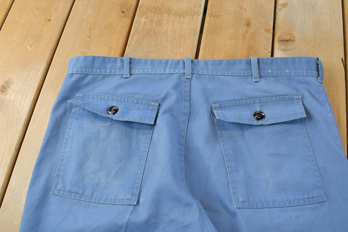 Vintage 1960s Carter's Fatigue Pleated Trousers Men's 37 x 29