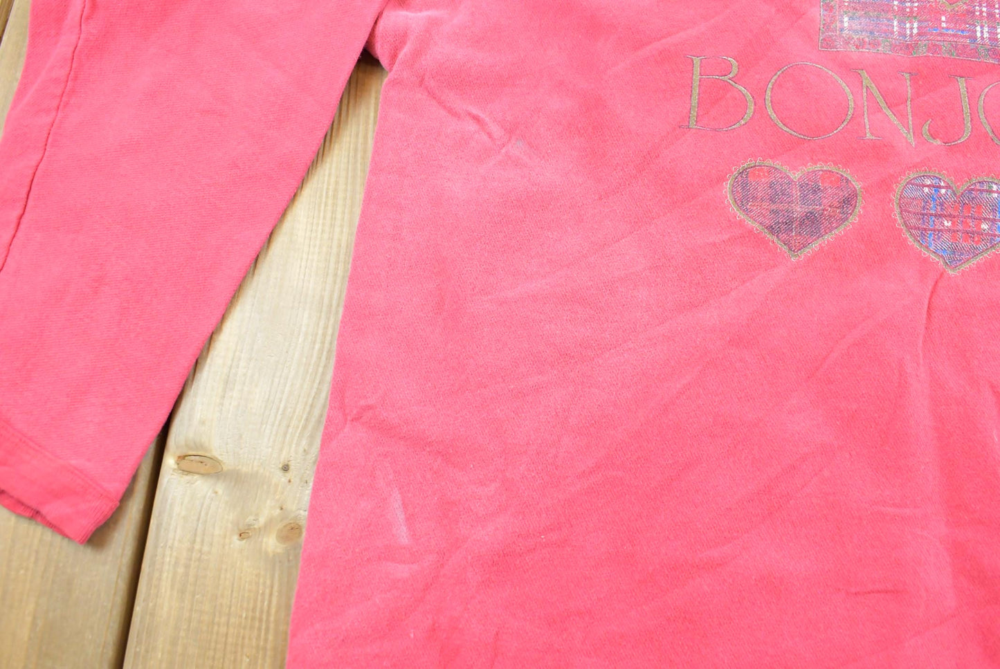 Vintage 1990s Bonjour Crewneck Sweatshirt Men's L